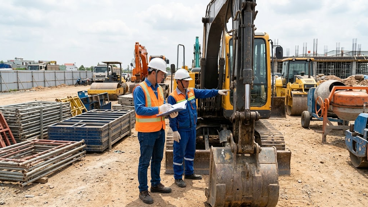 Kinh nghiệm thuê thiết bị xây dựng tối ưu chi phí cho nhà thầu