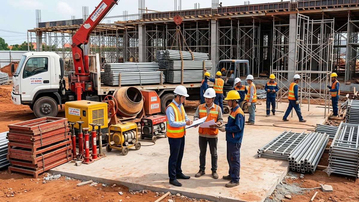 Cơ khí xây dựng Lê Đăng - Đối tác đồng hành cùng nhà thầu tại Bà Rịa