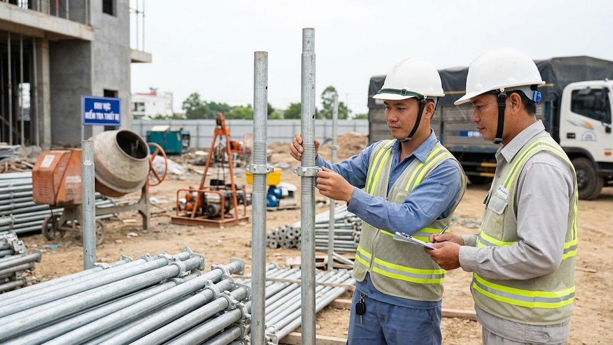 Quy trình tiếp nhận và kiểm tra thiết bị tại công trình